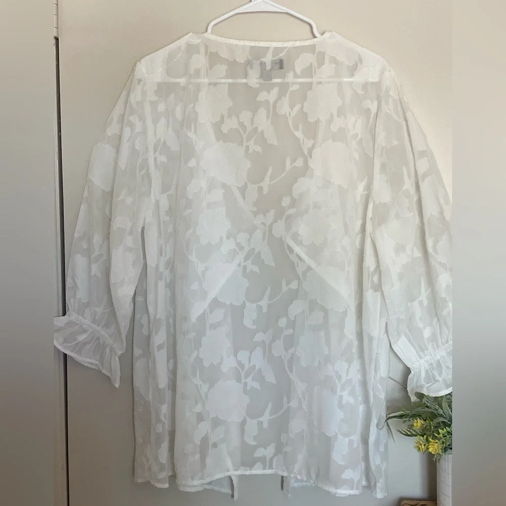 Dorothy Perkins Cream Floral Kimono‎